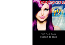 TDF Tech 2014 Support de cours