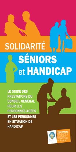 Guide Solidarité Sénior - Conseil Général de la Martinique