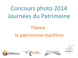 Concours photo 2014 Journées du Patrimoine