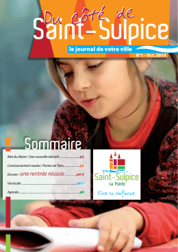 ZOOM Sommaire - Site officiel de la ville de Saint Sulpice