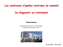 du diagnostic au traitement. Dr Thibaut Gentina - Re.Ve.S en Po-Ch