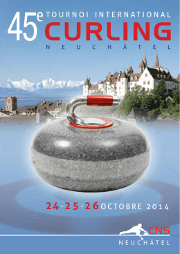 Programme - Curling Neuchâtel