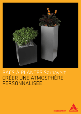 Sarnavert - Bacs à plantes