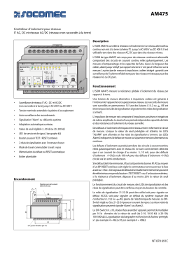 NT 870 691C Contrôleur d´isolement pour réseaux IT AC