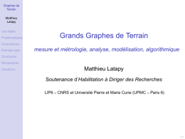 Grands Graphes de Terrain - 0.3cm mesure et métrologie