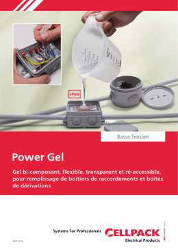 Power Gel Flyer - Cellpack Electrical Products