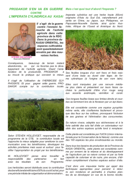 STEVEN HOLLEVOET Responsable PRODAKOR - agriculture