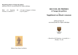 PDF (mise en page pour livret) - Publication internet du Pape Petrus II
