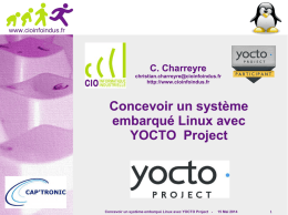 Concevoir un système embarqué Linux avec YOCTO Project