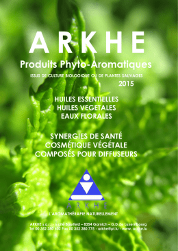 Les Huiles Essentielles