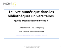 Livre numérique en BU - Bibliothèques de la ville de Laval