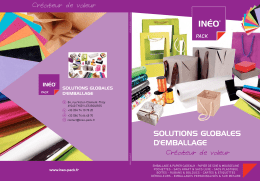 Catalogue INEO PACK
