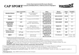 Programme Cap Sport - Commune de Louannec