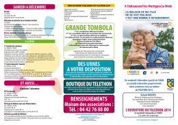 Programme Téléthon 2014 (pdf - 179,49 ko)