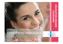 CERTIPHYTO - Presentation du CNFPT grande couronne