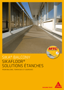 Sika Balcony Systems (Brochure)