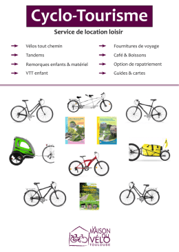 Cyclo-Tourisme - La Maison du Vélo de Toulouse