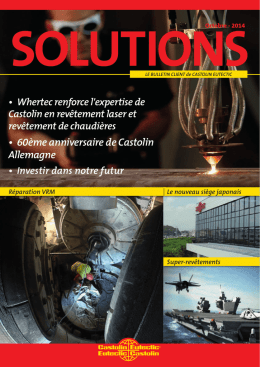 38997ENFR-Castolin_Solutions Magazine 2014