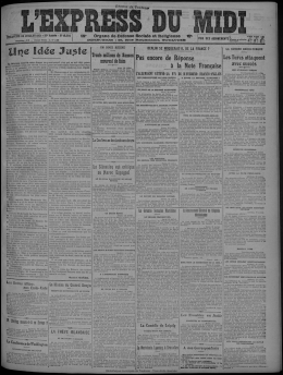 24 juillet 1921 - Presse régionale