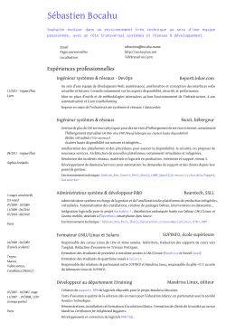 CV complet (pdf) - Sébastien Bocahu