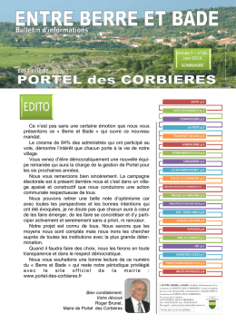 juin 2014 - Site officiel de la mairie de Portel des Corbieres