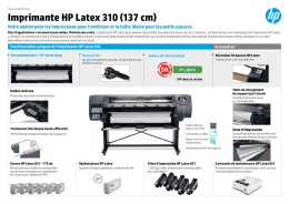 Imprimante HP Latex 310 (137 cm)