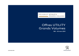 Presentation UTILITY Grands Volumes au tarif 14A