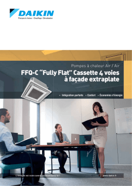 FFQ-C “Fully Flat” Cassette 4 voies à façade extraplate