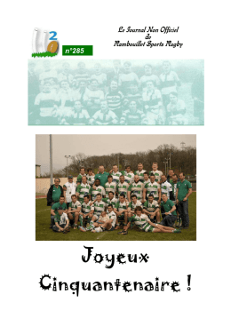 285 - Rambouillet Sports Rugby