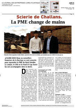 Le journal des entreprises Loire-Atlantique - juin 2014 pdf
