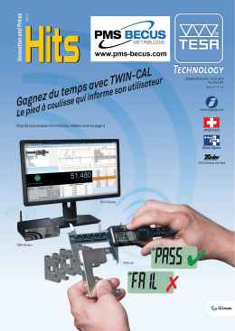Gagnez du temps avec TWIN-CAL