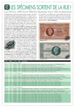lire - French Banknotes of War