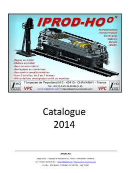 Catalogue 2014 - iprod-ho
