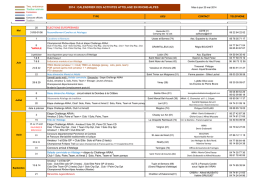 2014 : calendrier des activites attelage en rhone-alpes