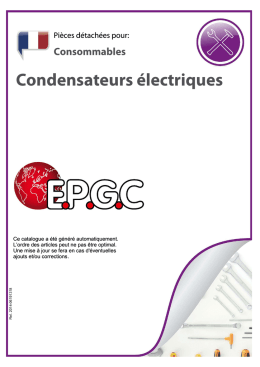 Condensateurs électriques