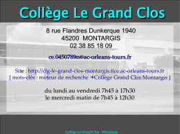 Collège Le Grand Clos
