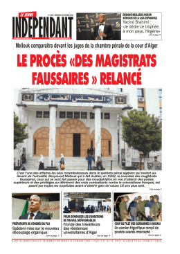 T&eacute;l&eacute;charger PDF - Le Jeune Independant