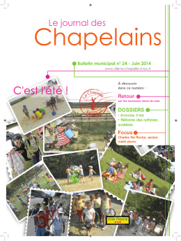 Bulletin municipal n° 24 - La Chapelle St-Luc