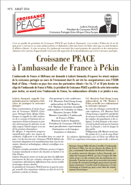 Pékin Juin 2014 - Croissance Peace