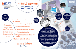 MCOSMOS Upgrade Brochure FR