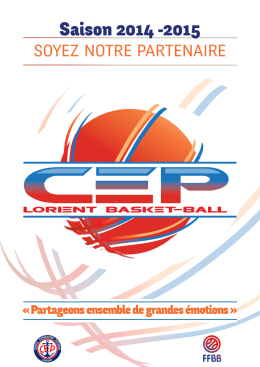 Soyez Partenaire - CEP Lorient Basket Ball