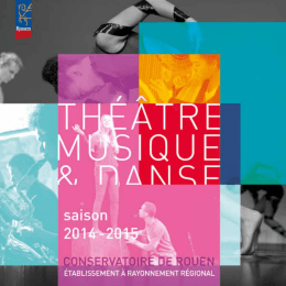 Téléchargez "Programme du Conservatoire de Rouen 2014