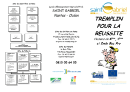 TRYPTIQUE TPR - Saint Gabriel Nantes Océan
