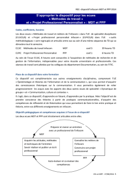 REC- dispositif infocom complet MDT et PPP 2014