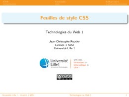 Feuilles de style CSS - FIL