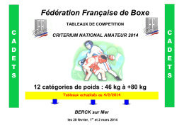 TAB CNA CH 2014 - Fédération française de boxe