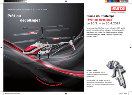 Brochure promo - Hélicoptère SATA - Prêt au décollage