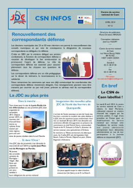 CSN Infos n°13