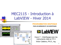 MEC2115 - Cours 7 - Hiver 2014