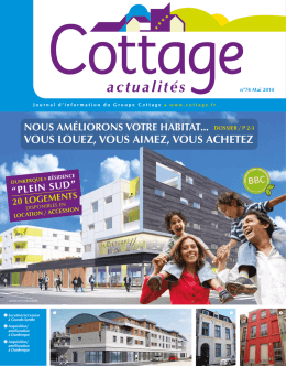 Cottage Actualités n° 74